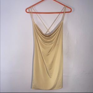 F21 Cowl Neck Strap Dress